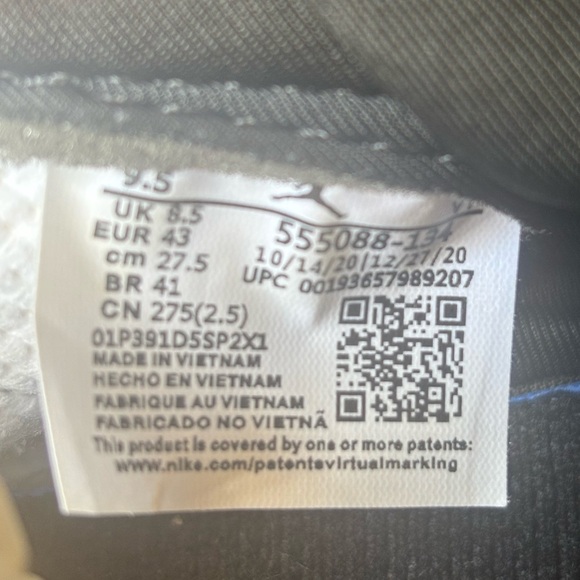 Nike Jordan 1 Retro OG High University Blue size 9.5 - Picture 10 of 10